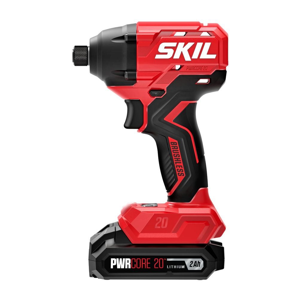 SKIL 20V Brushless 1/4 Inch Hex Impact Driver Kit, large image number 3