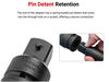 Tekton 3/4 Inch Pin Dent Adapter/Reducer Set, 2 Pieces, small image number 3