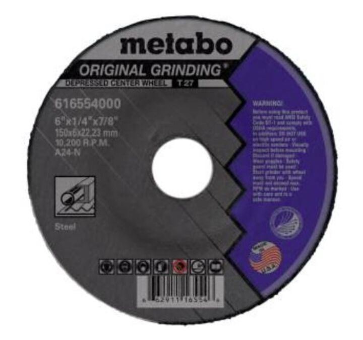 Metabo HPT Promotional 7 Inch Type 27 A24N Original Grinding Wheel