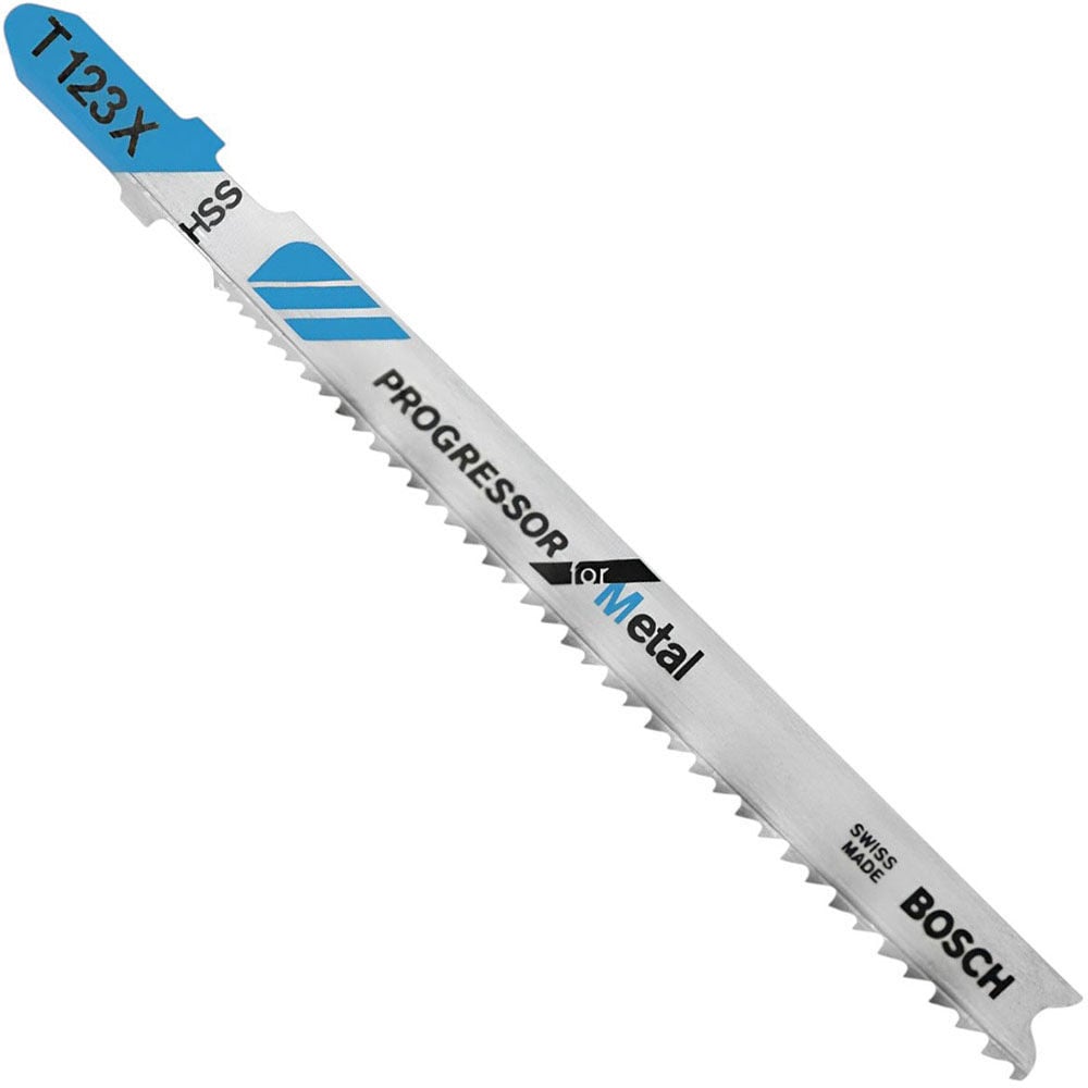 Bosch 4 Inch 10-24P TPI Progressor for Metal T-Shank Jig Saw Blades 3 Piece, large image number 1