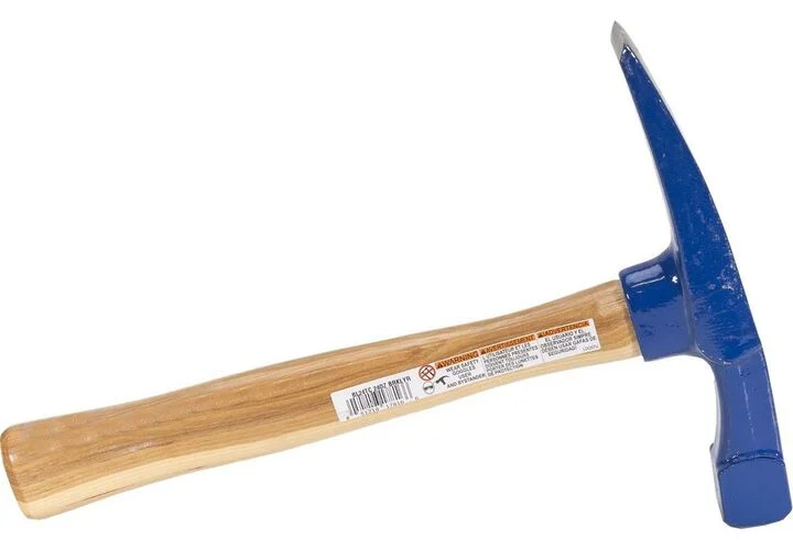 Vaughan 24 Oz Steel Face Bricklayer Hammer with Hickory Handle, large image number 4