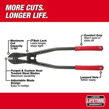 Milwaukee 24 in. Bolt Cutter, large image number 1