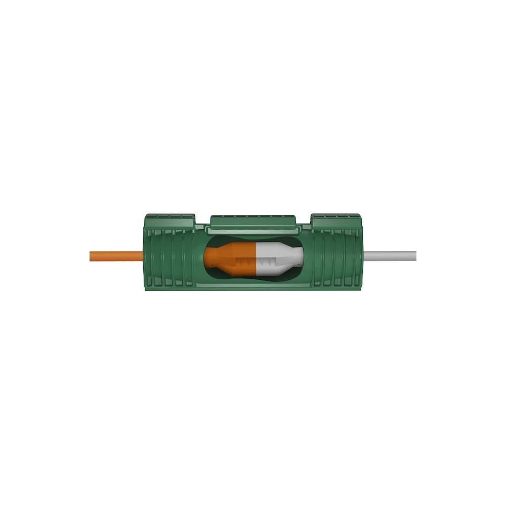 Twist and Seal Outdoor Extension Cord Protector Green Heavy Duty