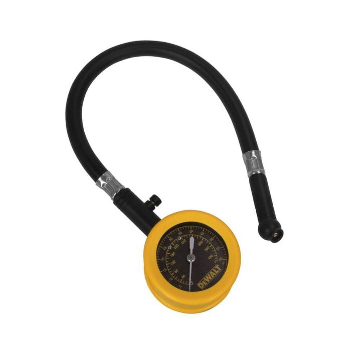 DEWALT Analog Dial Gauge with Swivel Chuck and 12 Inch Hose, large image number 0