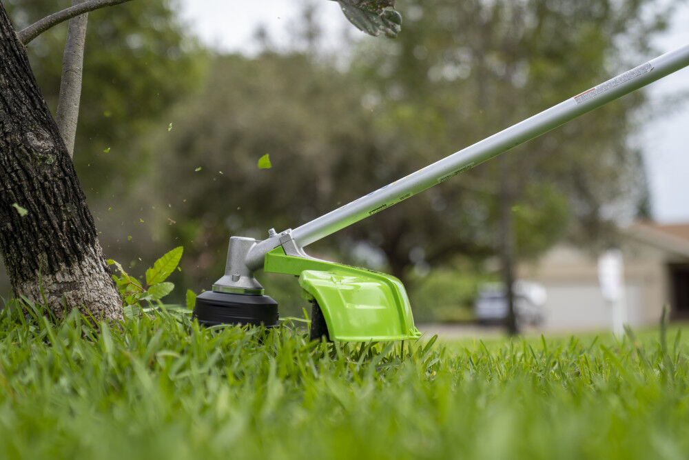 Greenworks 48V 16in Cordless String Trimmer Kit with 4Ah 2pk & Dual Charger, large image number 11