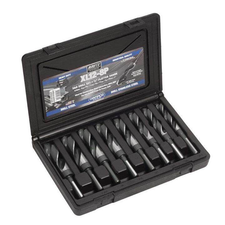 Champion Cutting Tool 8 pc 9/16 - 1 Brute S&D Set