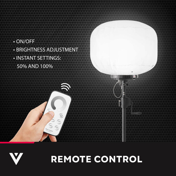 Volterrex 110/240V 300W 42000 Lumens LED Diffused Work Light Tower Kit, large image number 11