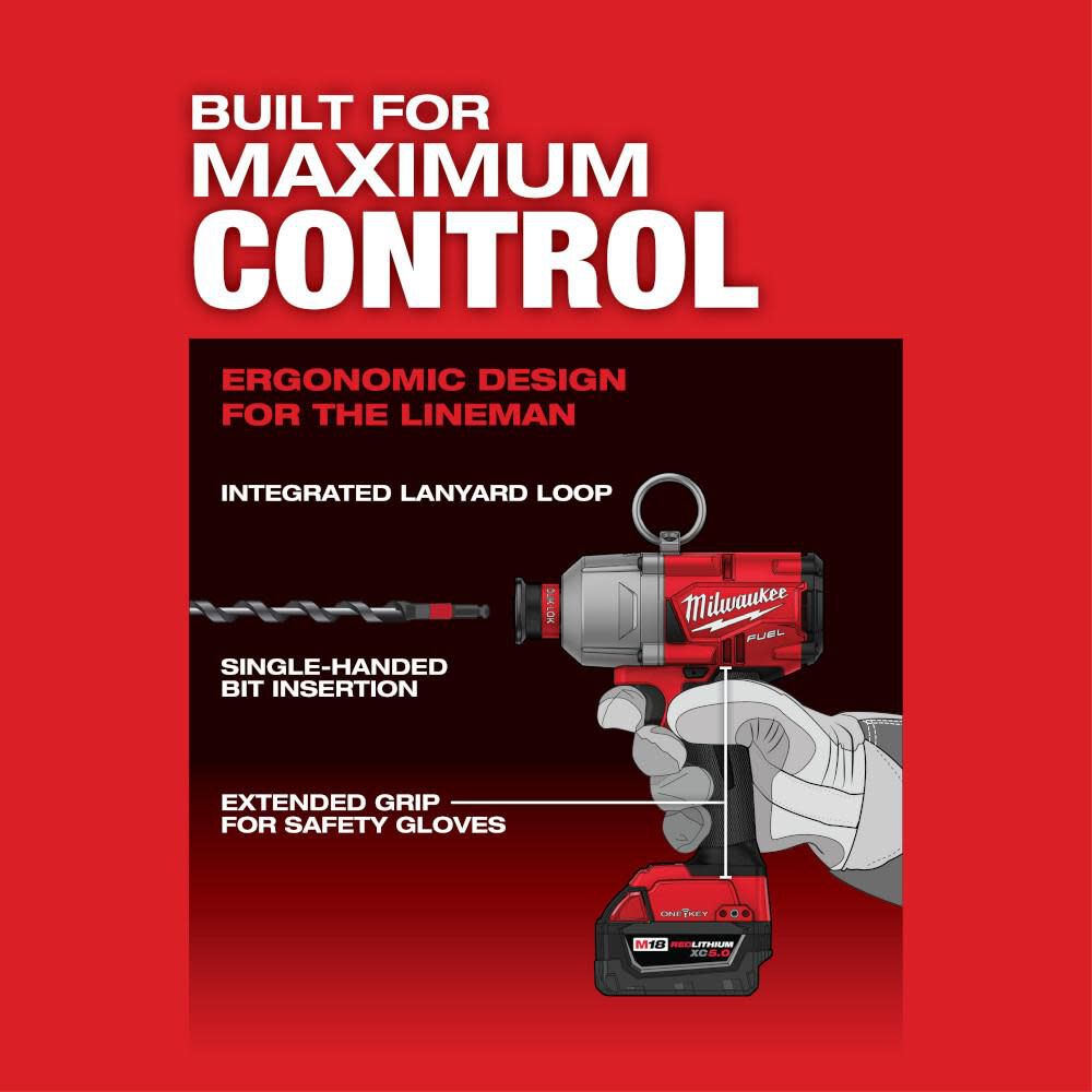 Milwaukee M18 Fuel One Key 7 16in Hex Utility High Torque Impact Wrench Kit 2865 22 Sansujyuku sansujyuku.com
