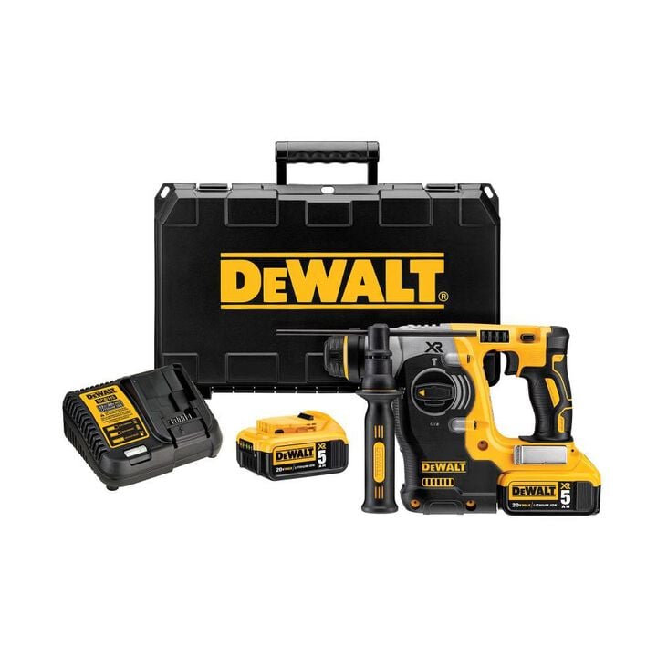 DEWALT 20V MAX XR Brushless 1-in L-Shape SDS Plus Rotary Hammer Kit, large image number 4