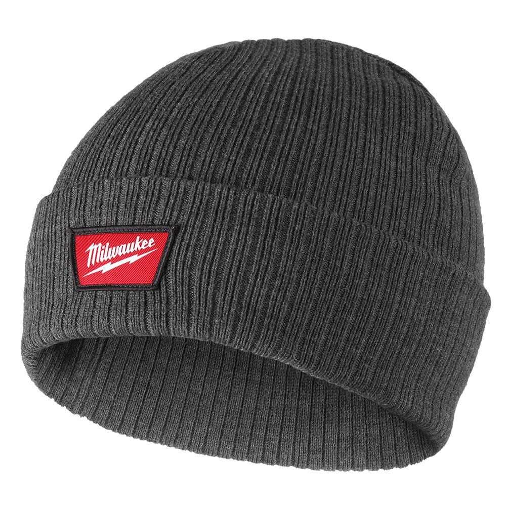 Milwaukee Rib-Knit Cuffed Beanie – Gray – M750G