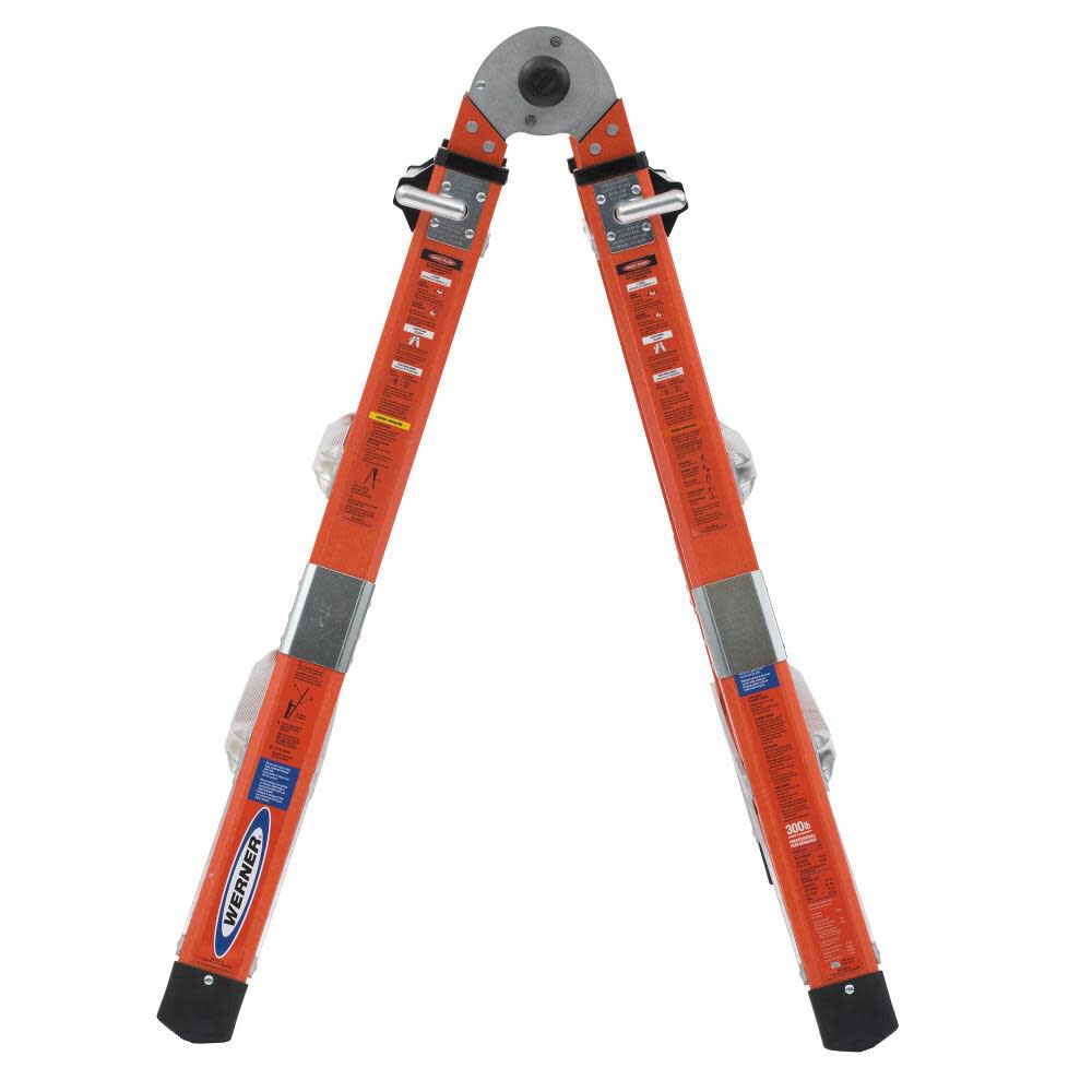 Werner 13' Fiberglass Multi-Ladder 300lb rated, large image number 6
