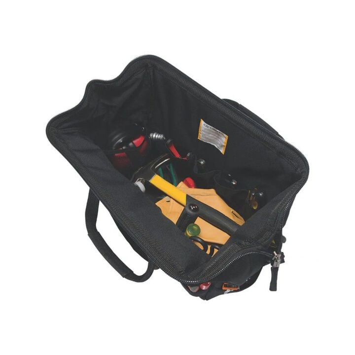 Carhartt 16-Inch 30 Pocket Heavyweight Tool Bag, One Size, Black, large image number 4