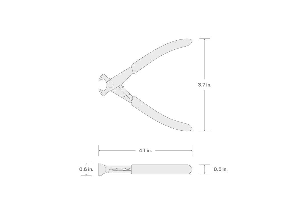 Tekton Mini End Cutting Pliers, large image number 7