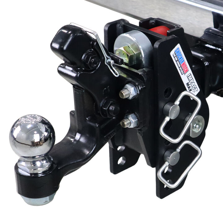 Shocker Hitch 20K Impact Max 2 Inch Cushion Hitch & Pintle & 2-5/16 Inch Ball, large image number 2