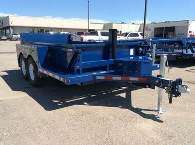 Air-Tow Trailers 12 Ft. 5 Inch Drop Deck & Dump Trailer 74 Inch Deck Width - 10000# Capacity, large image number 10