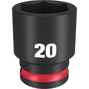 Milwaukee Impact Socket 3/8Drive 20mm Standard 6 Point
