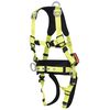 Peakworks PeakPro Plus Series Full Body Safety Harness with Positioning Belt Hi Vis Green Small, small image number 1