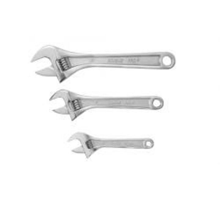 Cougar Pro 3-Pc. Adjustable Set - Chrome 6 In. 8 In. 10 In.