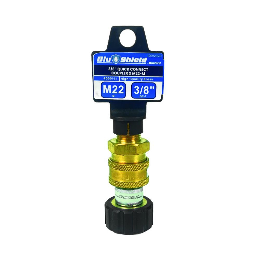 BluBird BluShield 3/8 Inch Plug/Socket Pressure Washer Adapter Set, large image number 9