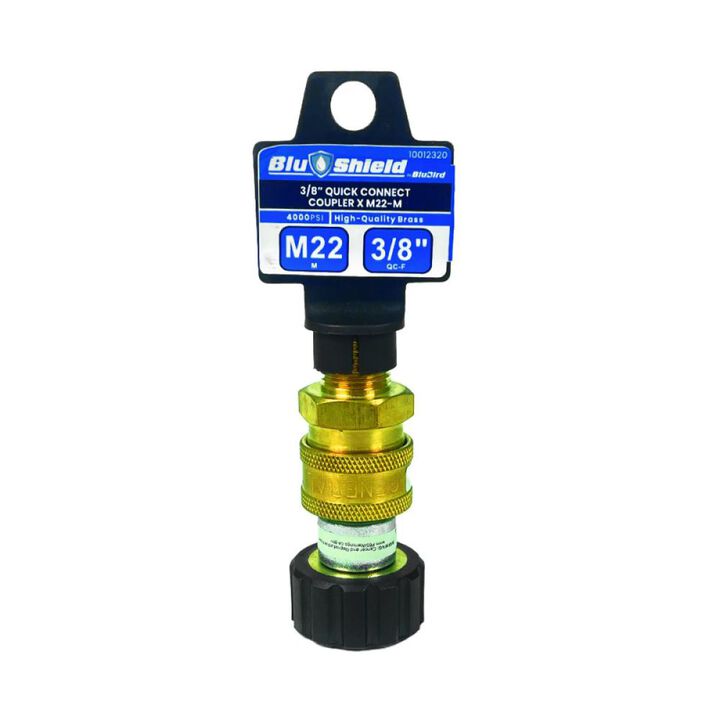 BluBird BluShield 3/8 Inch Plug/Socket Pressure Washer Adapter Set, large image number 8