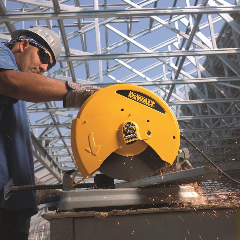 DEWALT HEAVY-DUTY 14in 5.5HP CHOP SAW WITH QUICK-CHANGE (D28715), large image number 2