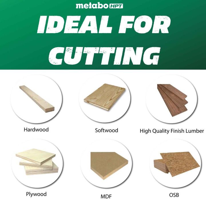 Metabo HPT Fine Finish 7-1/4 Inch 40-Tooth Saw Blade, large image number 3