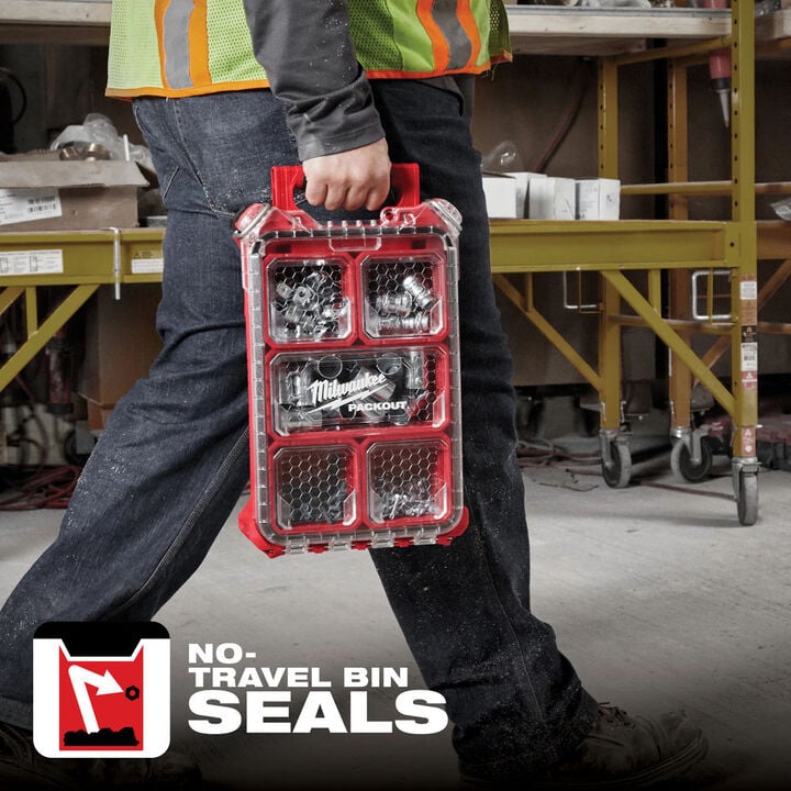 Milwaukee PACKOUT Compact Low-Profile Organizer, large image number 9