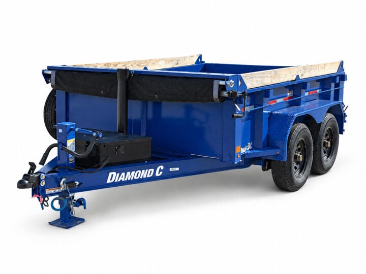 Diamond C MDT 10 Ft Telescopic Dump Trailer