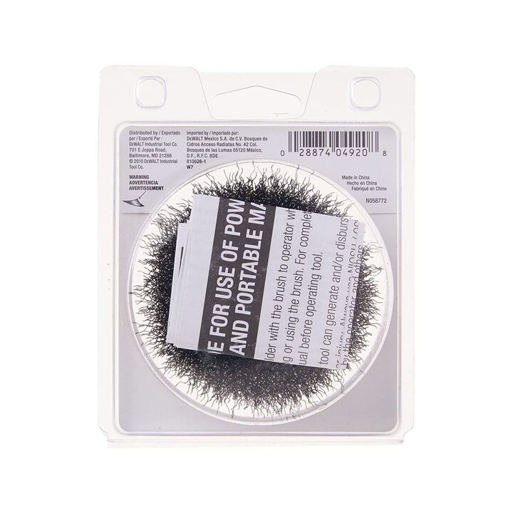 DEWALT 3-in x 5/8-in to 11-in Crimped Wire Cup Brush, large image number 6