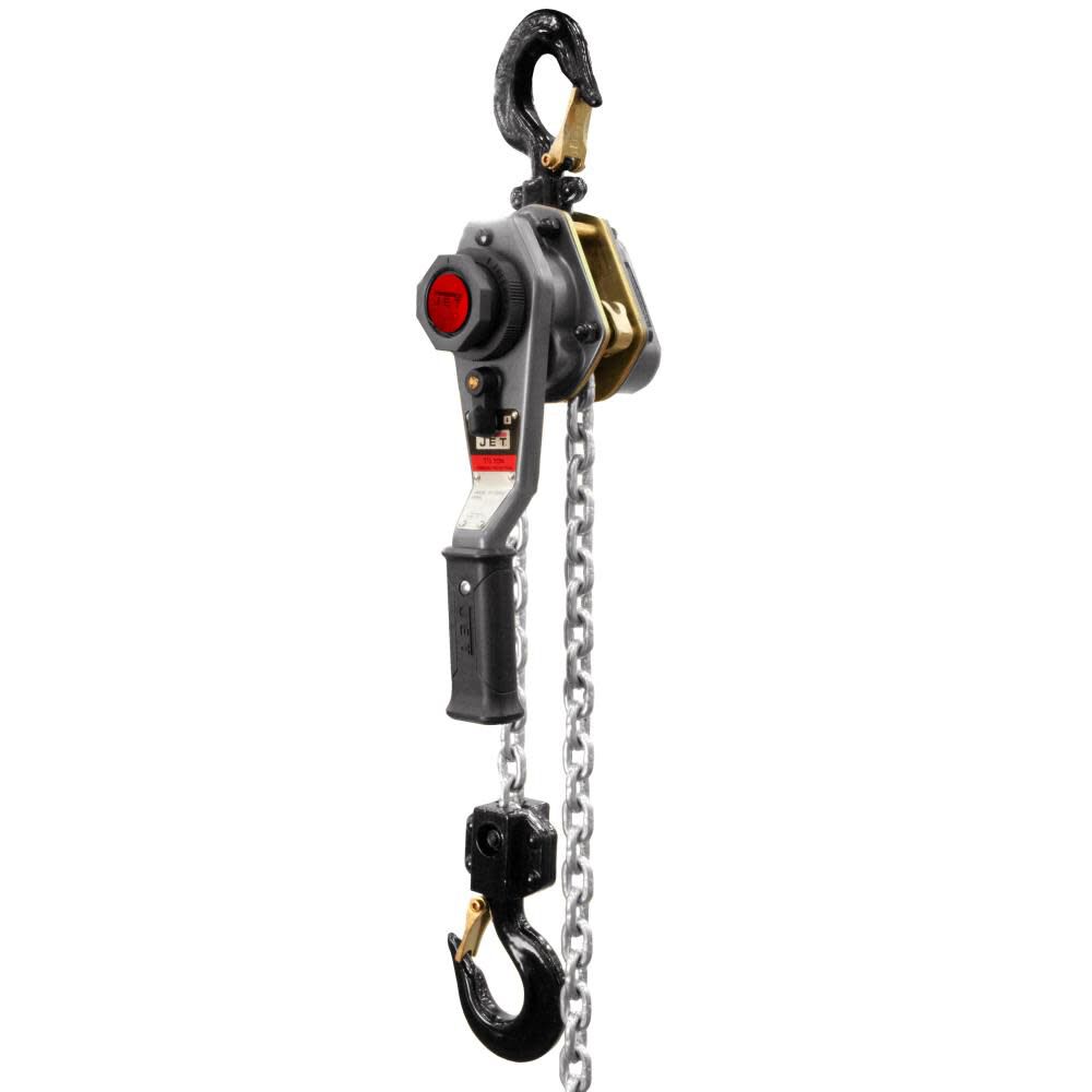JET JLH-150WO-15 1-1/2 Ton Lever Hoist 15 Ft. Lift with Overload Protection - JT9-376302