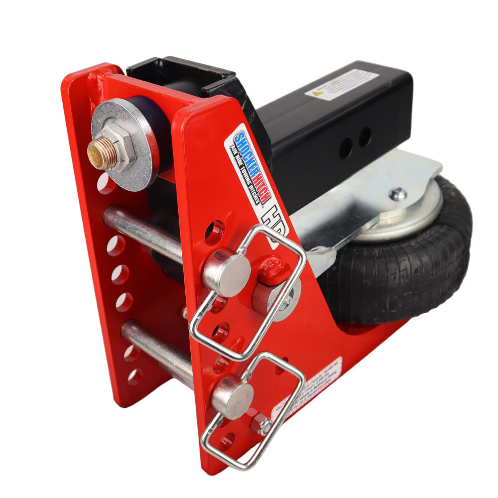 Shocker Hitch 14K 2 1/2 Inch Air Receiver Hitch & Black Combo Ball Mount with 2 Inch & 2 5/16 Inch Hitch Balls, large image number 2