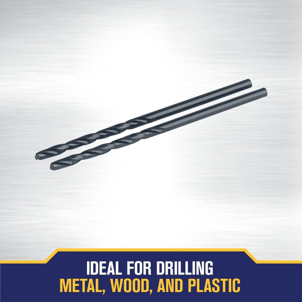 Irwin 3/32 Inch Black Oxide HSS Jobber-Length Drill Bit 2 Pieces, large image number 3