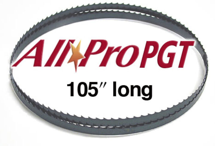 Olson Saw Company 3/16 025 10 REG 105In AllPro PGT Band Saw Blade, large image number 1