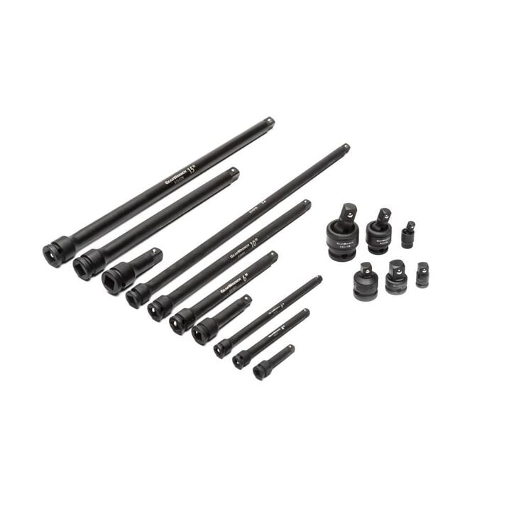 GEARWRENCH Impact Socket Master Set 1/4in 3/8in 1/2in 6 Point SAE & Metric Standard & Deep 209pc, large image number 1
