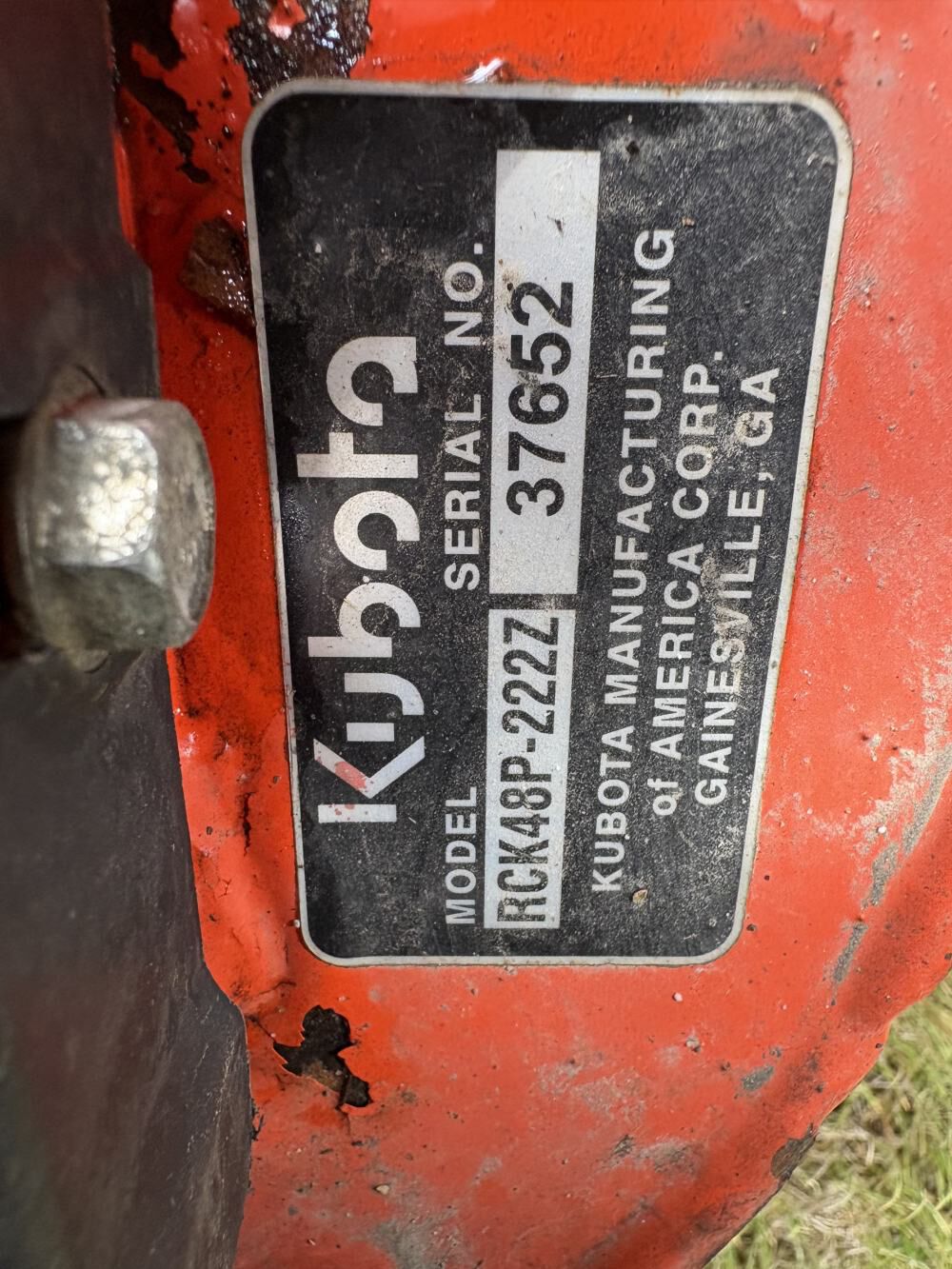 Kubota ZG222 48 Inch Gas Zero-Turn Lawn Mower Used 2016, large image number 15