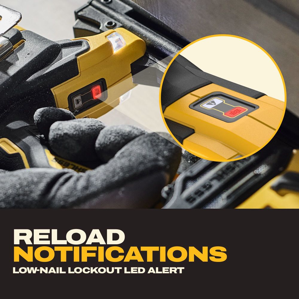 DEWALT 20V MAX XR 18 Gauge Brad Nailer (Bare Tool), large image number 7
