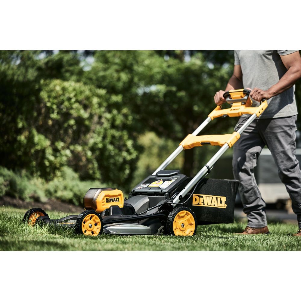 DEWALT 60V MAX Cordless Brushless Rear Wheel Drive Self Propelled Lawn Mower Kit, large image number 4