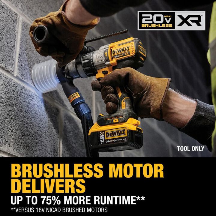 DEWALT 20V MAX XR Hammer Drill (Bare Tool), large image number 7