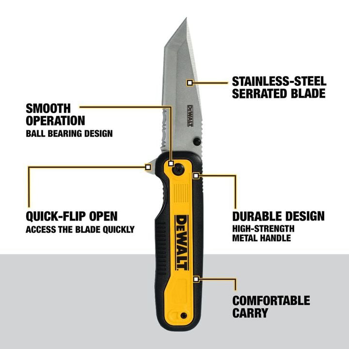 DEWALT Tanto Pocket Knife, large image number 1