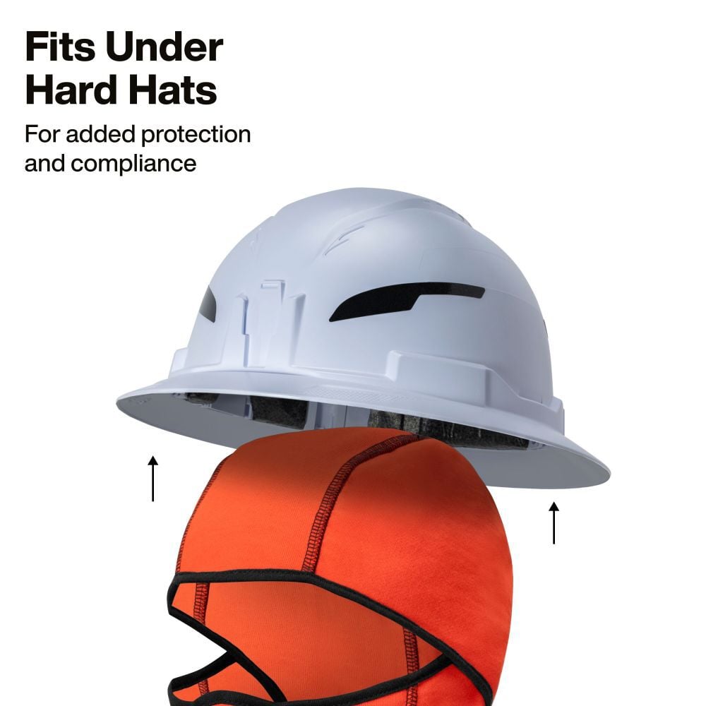 Klein Tools Flame-Resistant Balaclava 33 Cal CAT 3 Orange OSFM, large image number 4