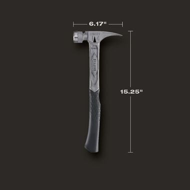 Stiletto TIBONE 14oz Milled/Curved Titanium Framing Hammer, large image number 2