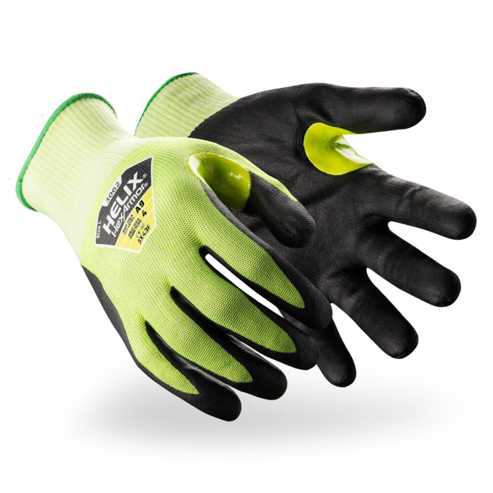 Hexarmor Helix 18G HPPE/Metal Fiber Blend Cut-Resistant Gloves Size 3XL - 3062-XXXL (12)