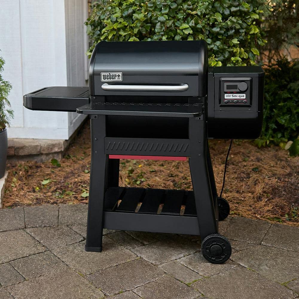 Weber 30 Lbs Metal Bottom Shelf for Smoque Pellet Smoker, large image number 3