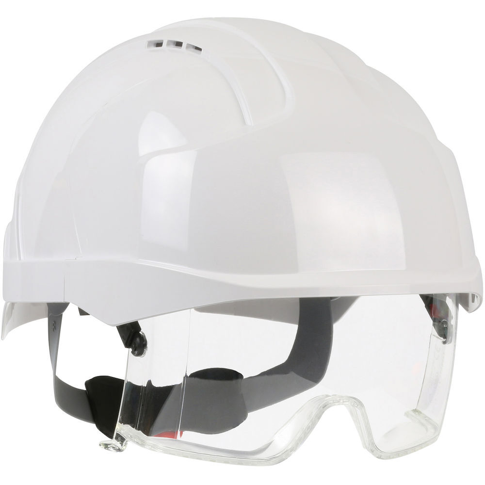 Protective Industrial Products EVO VISTAlens Industrial Safety Helmet White Type I Vented, large image number 1