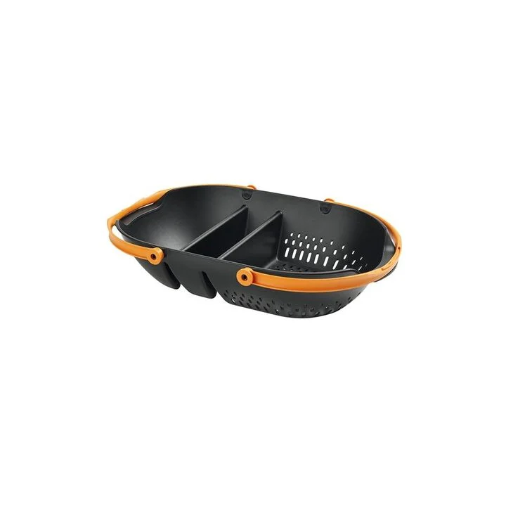 Fiskars Black Durable Plastic Garden Harvest Basket, large image number 3