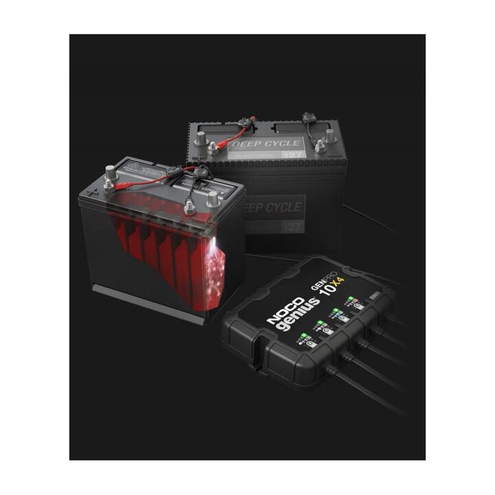 Noco 12V Battery Charger 40A Fully Automatic 4 Bank On Board, large image number 8