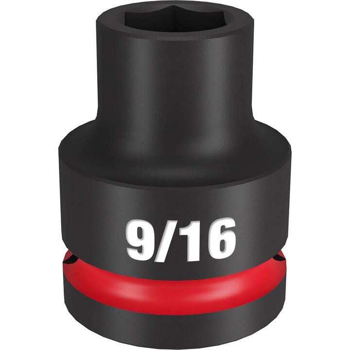 Milwaukee Impact Socket 3/4in Drive 9/16in Standard 6 Point, large image number 0