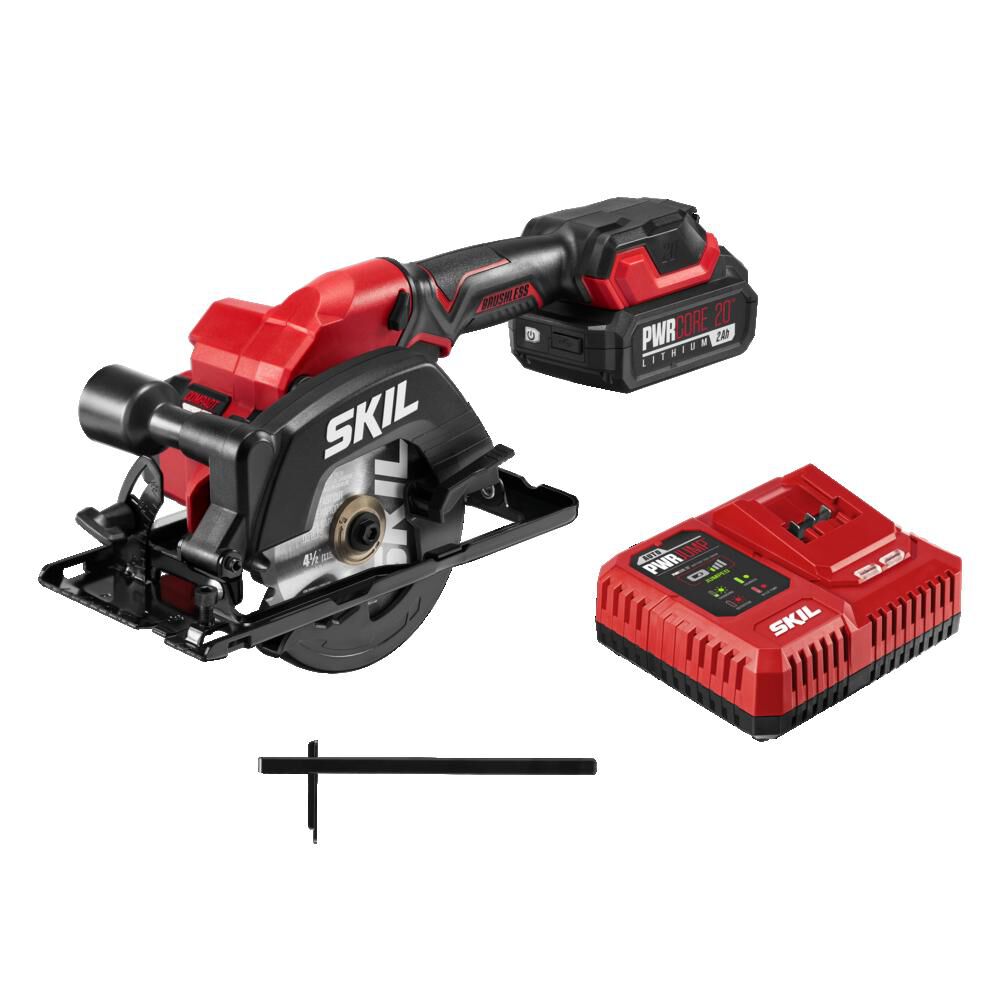 SKIL PWR CORE 20 Cordless 20V 4 1 2 in Compact Circular Saw Kit