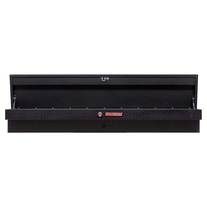 Weather Guard 87-1/4 x 16-1/2 x 13 Inch Aluminum Lo-Side Truck Box Black, large image number 1