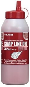 Tajima CHALK-RITE Powder Dye Ultra-Fine Wind and Water Resistant Permanent 32 oz. Red, small image number 1